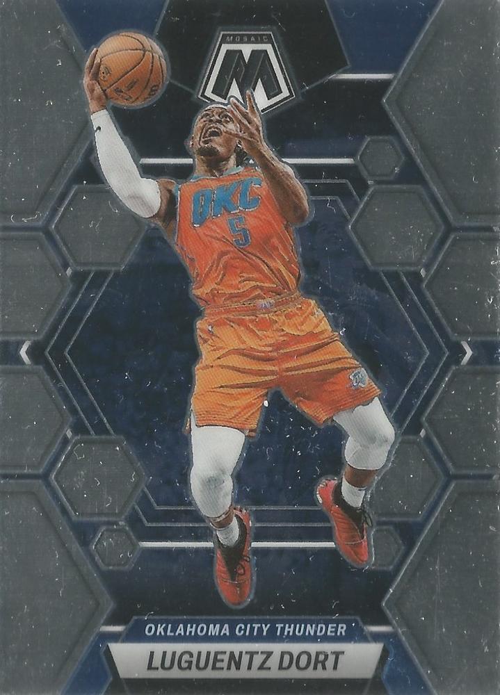 #103 Luguentz Dort - Oklahoma City Thunder - 2022-23 Panini Mosaic Basketball