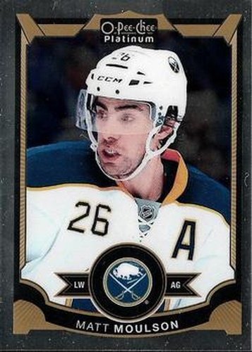 #104 Matt Moulson - Buffalo Sabres - 2015-16 O-Pee-Chee Platinum Hockey