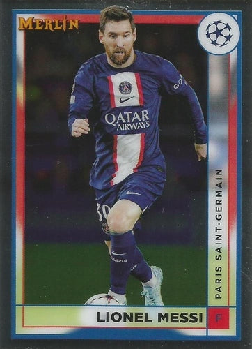 #104 Lionel Messi - Paris Saint-Germain - 2022-23 Merlin Chrome UEFA Club Competitions Soccer