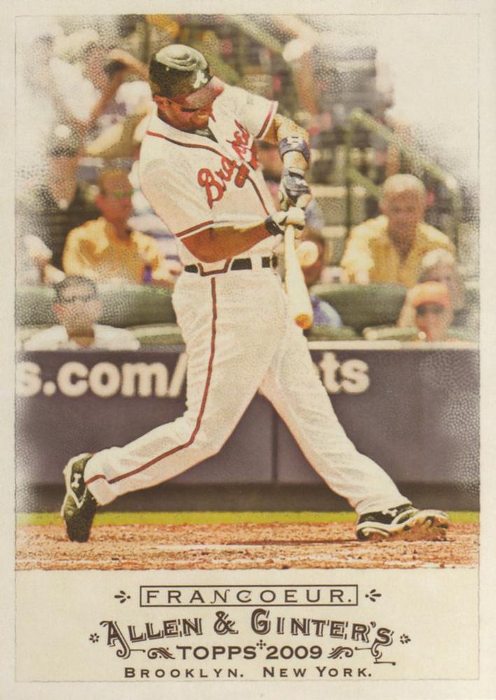 #104 Jeff Francoeur - Atlanta Braves - 2009 Topps Allen & Ginter Baseball