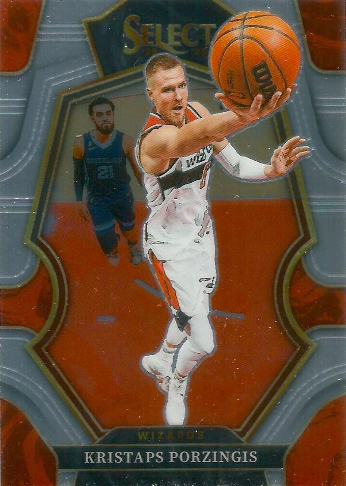 #104 Kristaps Porzingis - Washington Wizards - 2022-23 Panini Select Basketball