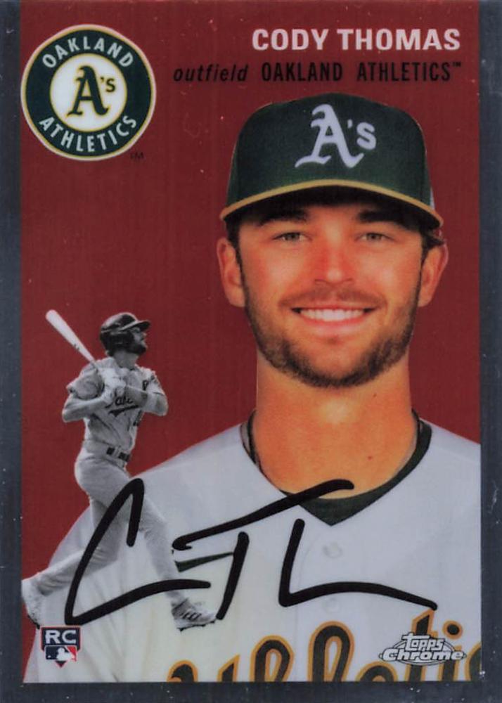 #104 Cody Thomas - Oakland Athletics - 2023 Topps Chrome Platinum Anniversary Baseball