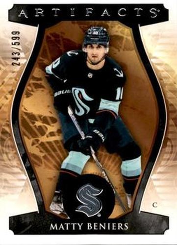 #104 Matty Beniers - Seattle Kraken - 2023-24 Upper Deck Artifacts Hockey