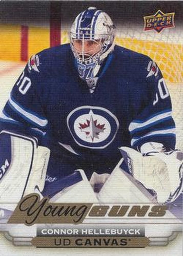 #C104 Connor Hellebuyck - Winnipeg Jets - 2015-16 Upper Deck - UD Canvas Hockey
