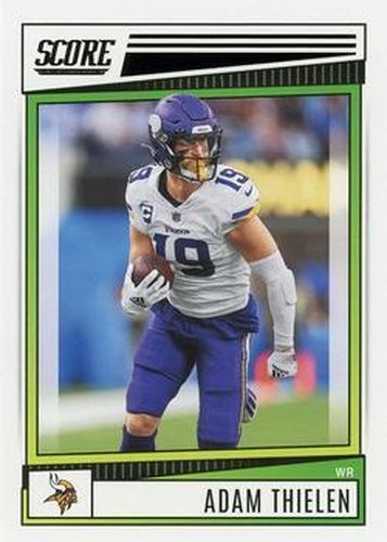 #104 Adam Thielen - Minnesota Vikings - 2022 Score Football