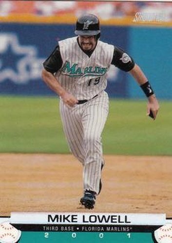 #104 Mike Lowell - Florida Marlins - 2001 Stadium Club Baseball