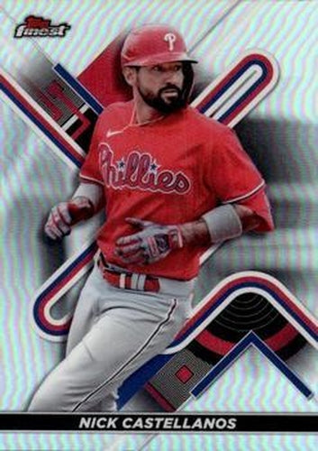 #104 Nick Castellanos - Philadelphia Phillies - 2022 Finest Baseball