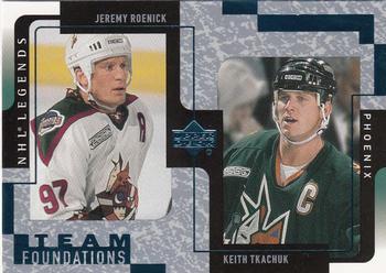 #104 Jeremy Roenick / Keith Tkachuk - Phoenix Coyotes - 2000-01 Upper Deck Legends Hockey