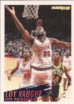 #104 Loy Vaught - Los Angelesippers - 1994-95 Fleer Basketball