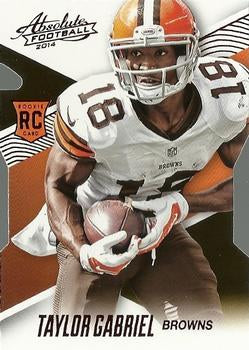 #104 Taylor Gabriel - Cleveland Browns - 2014 Panini Absolute - Red Football
