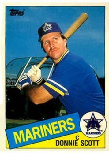 #105T Donnie Scott - Seattle Mariners - 1985 Topps Traded Baseball