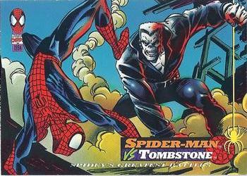 #105 Spider-Man vs. Tombstone - 1994 Fleer The Amazing Spider-Man
