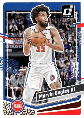 #105 Marvin Bagley III - Detroit Pistons - 2023-24 Donruss Basketball