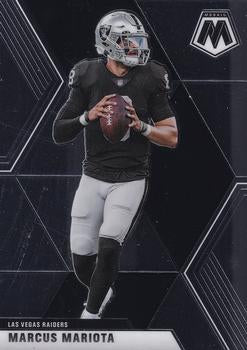 #105 Marcus Mariota - Las Vegas Raiders - 2020 Panini Mosaic Football