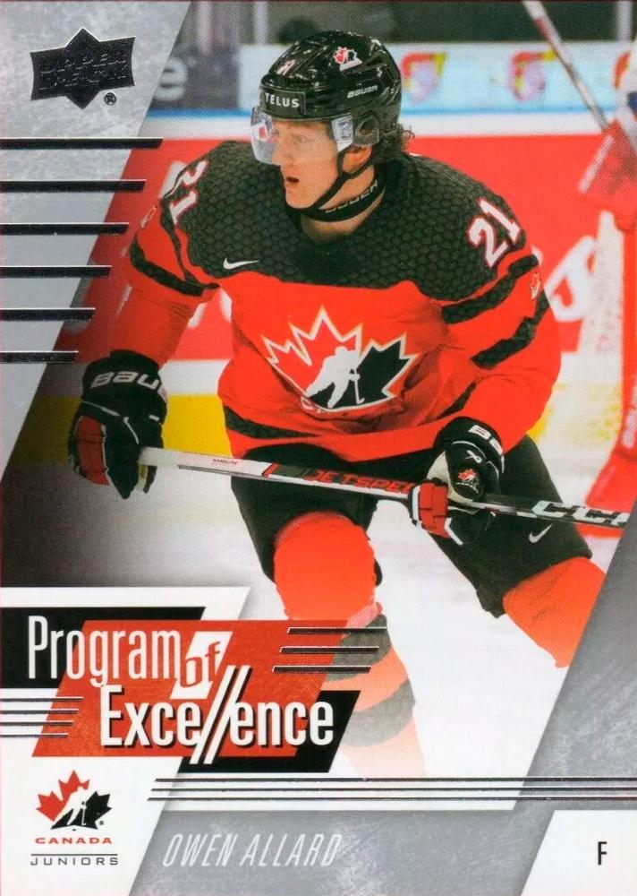 #105 Owen Allard - Canada - 2024 Upper Deck Team Canada Juniors Hockey