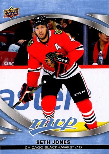 #105 Seth Jones - Chicago Blackhawks - 2023-24 Upper Deck MVP - Ice Battles Hockey