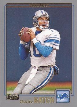 #105 Charlie Batch - Detroit Lions - 2001 Topps Football