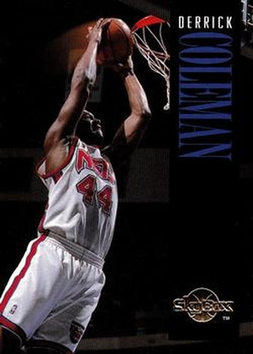 #105 Derrick Coleman - New Jersey Nets - 1994-95 SkyBox Premium Basketball