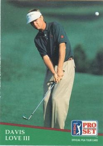 #105 Davis Love III - 1991 Pro Set PGA Tour Golf