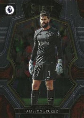 #105 Alisson Becker - Liverpool - 2022-23 Panini Select Premier League Soccer