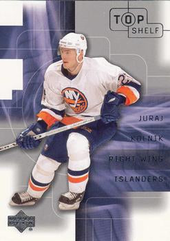#105 Juraj Kolnik - New York Islanders - 2001-02 Upper Deck Top Shelf Hockey