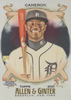 #105 Daz Cameron - Detroit Tigers - 2021 Topps Allen & Ginter Chrome Baseball