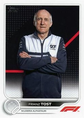 #105 Franz Tost - Scuderia AlphaTauri - 2022 Topps Formula 1 Racing