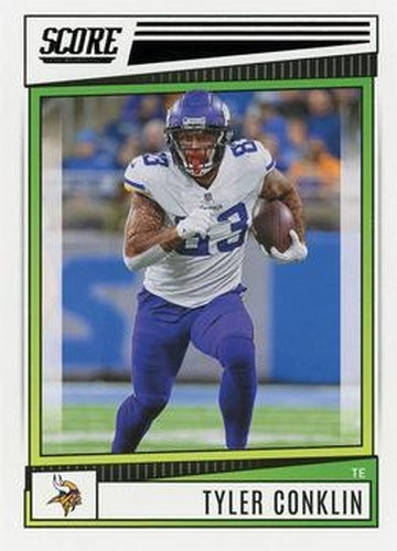 #105 Tyler Conklin - Minnesota Vikings - 2022 Score Football