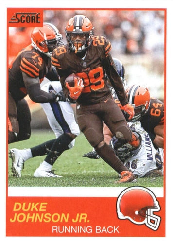 #105 Duke Johnson Jr. - Cleveland Browns - 2019 Score Football