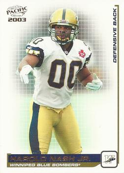 #105 Harold Nash Jr. - Winnipeg Blue Bombers - 2003 Pacific CFL Football
