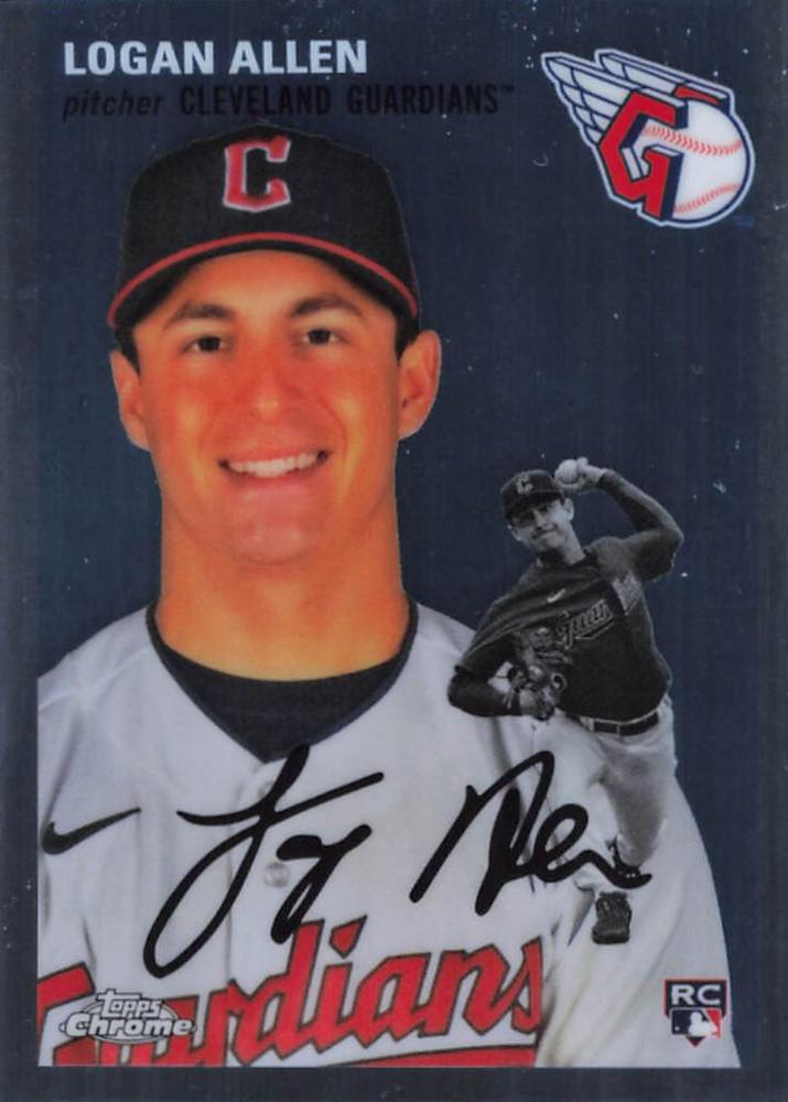 #105 Logan Allen - Cleveland Guardians - 2023 Topps Chrome Platinum Anniversary Baseball