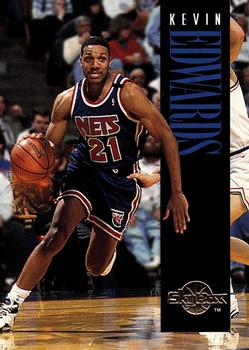 #106 Kevin Edwards - New Jersey Nets - 1994-95 SkyBox Premium Basketball