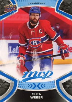 #106 Shea Weber - Montreal Canadiens - 2021-22 Upper Deck MVP - Blue Hockey
