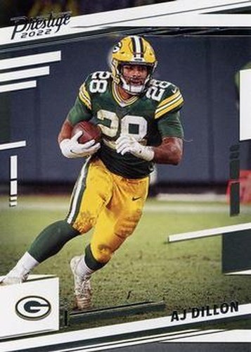 #106 AJ Dillon - Green Bay Packers - 2022 Panini Prestige Football