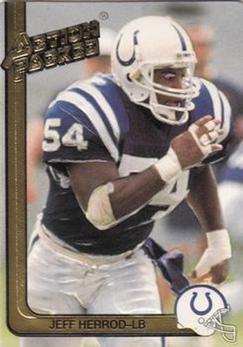 #106 Jeff Herrod - Indianapolis Colts - 1991 Action Packed Football