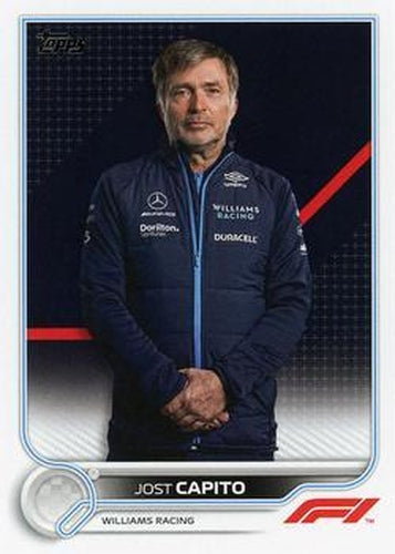 #106 Jost Capito - Williams Racing - 2022 Topps Formula 1 Racing