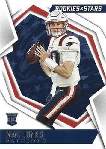 #106 Mac Jones - New England Patriots - 2021 Panini Rookies & Stars Football