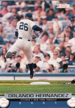 #106 Orlando Hernandez - New York Yankees - 2001 Stadium Club Baseball