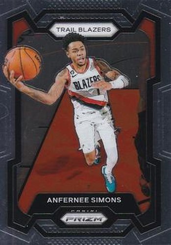 #106 Anfernee Simons - Portland Trail Blazers - 2023-24 Panini Prizm Basketball