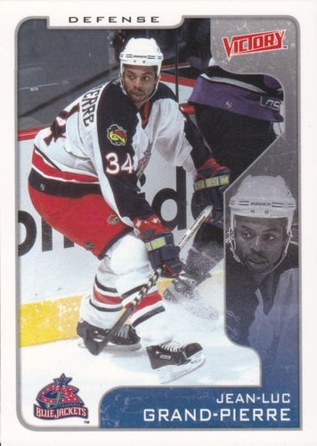 #106 Jean-Luc Grand-Pierre - Columbus Blue Jackets - 2001-02 Upper Deck Victory Hockey