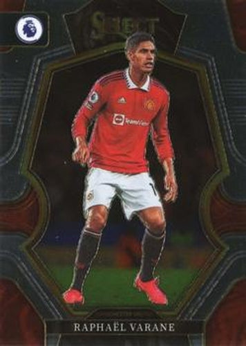 #106 Raphael Varane - Manchester United - 2022-23 Panini Select Premier League Soccer