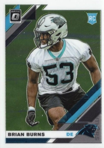 #106 Brian Burns - Carolina Panthers - 2019 Donruss Optic Football