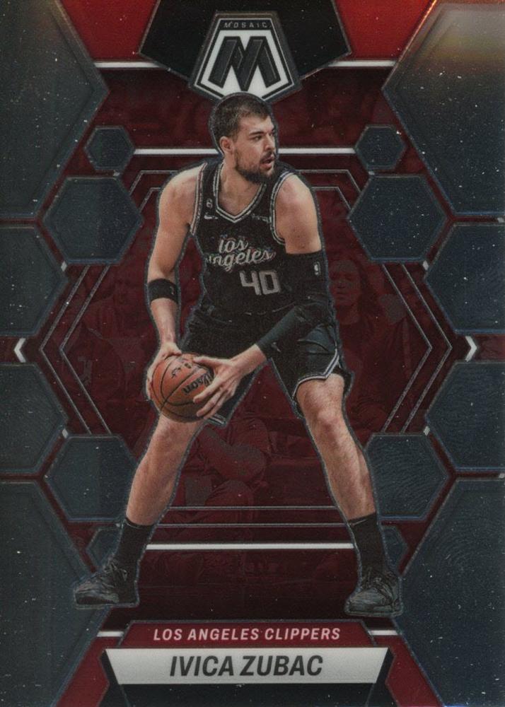 #106 Ivica Zubac - Los Angeles Clippers - 2022-23 Panini Mosaic Basketball