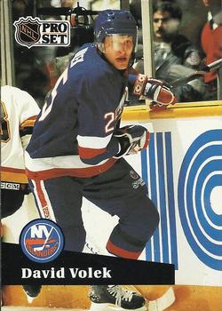 #147 - David Volek - New York Islanders - 1991-92 Pro Set French Hockey