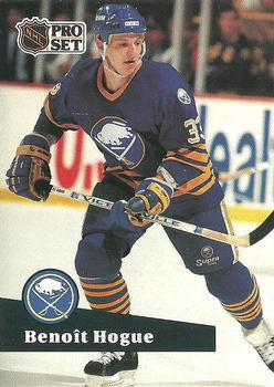 #17 - Benoit Hogue - Buffalo Sabres - 1991-92 Pro Set French Hockey