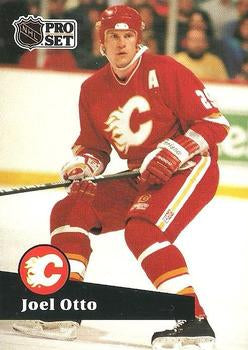 #37 - Joel Otto - Calgary Flames - 1991-92 Pro Set French Hockey