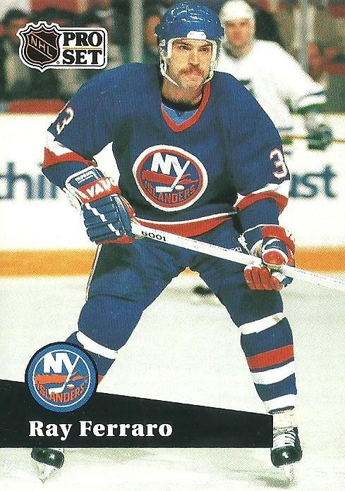 #156 - Ray Ferraro - New York Islanders - 1991-92 Pro Set French Hockey