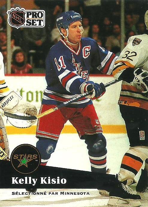 #168 - Kelly Kisio - Minnesota North Stars - 1991-92 Pro Set French Hockey