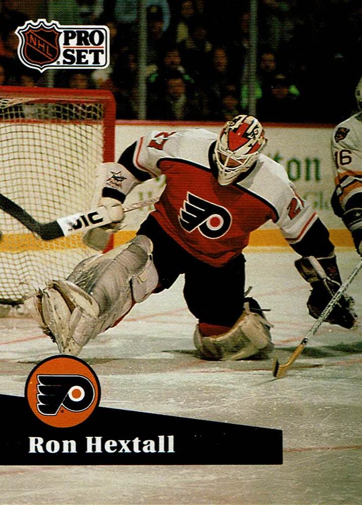 #176 - Ron Hextall - Philadelphia Flyers - 1991-92 Pro Set French Hockey