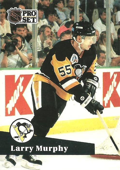 #193 - Larry Murphy - Pittsburgh Penguins - 1991-92 Pro Set French Hockey